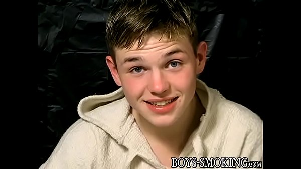 Freaky twink Jeremiah Johnson sucks own dick while smoking