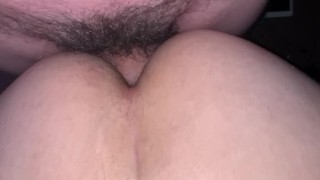 Chubby guy gets fucked bareback by young college frat guy