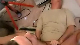 Young amateur Aiden Pugsley fucks chubby homosexual