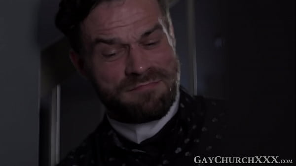 Magnetic lust huge cock pastor pounds on stairwell