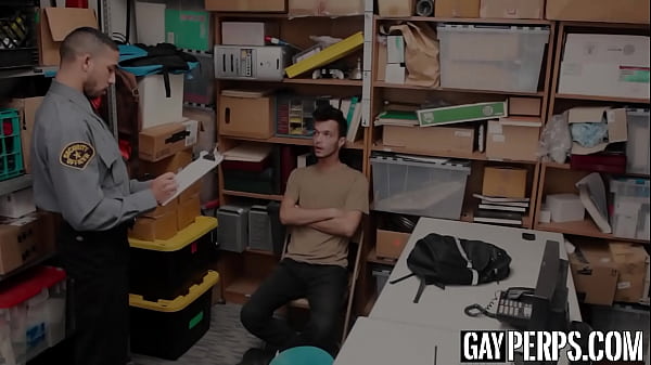 Skinny gay perp receives Hard and Fast Bareback from cop