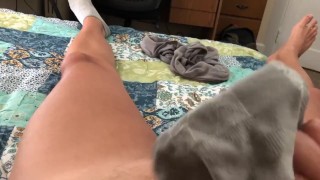 Sock on cock