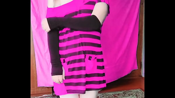 Sexy Slut Sissy White Body Crossdresser Solo Strip Dance