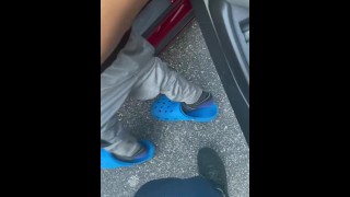 Getting hit on my lunch break behind my store