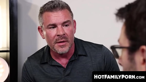 HotFamilyPorn.com – Nerdy twink receives big cock from tattooed jock stepdad