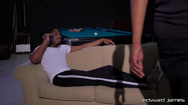 EdwardJames: Black Dude Sensation Blows And Rides Dreezy Long Big Black Cock In The Couch